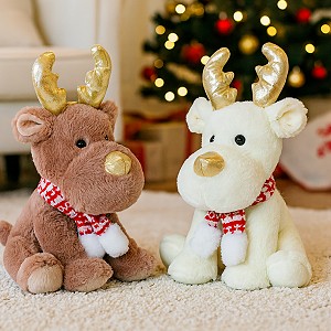 Łoś Renifer Świąteczny 2 kolory - 30cm