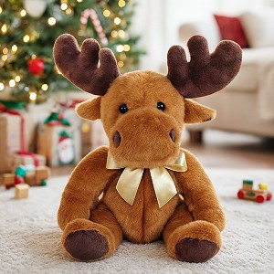 Łoś Renifer Świąteczny - 17cm