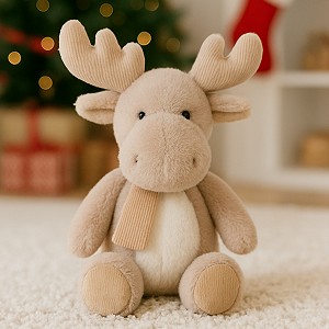Łoś Renifer Świąteczny Pastelowy - 18cm