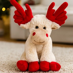 Łoś Renifer Świąteczny - 22cm