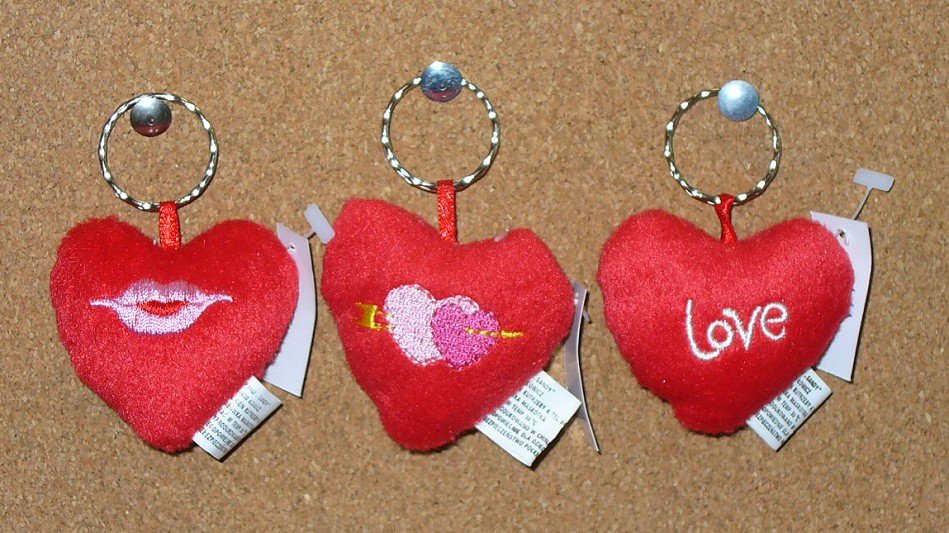 Brelok Serce Love - 5cm