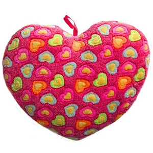 Poduszka Serce Love Różowa - 37cm