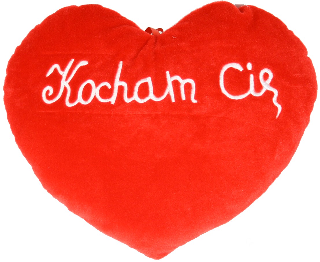 Poduszka Serce Kocham Cię - 25cm