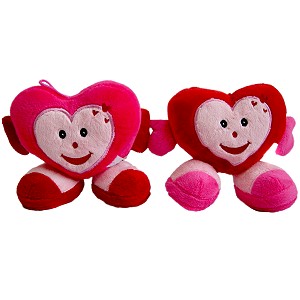 Poduszka Różowe Serce Love 2 kolory - 15cm