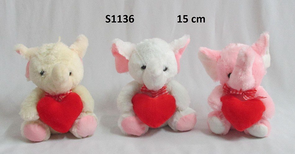 Słoń Love Słonik 3 kolory - 15cm