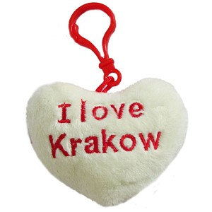 Brelok Serce I Love Kraków - 8cm Brelok Serce I Love Kraków - 8cm