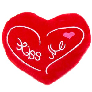 Poduszka serce Kiss Me - 15cm