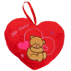 Poduszka Serce Miś Dla Ciebie - 25cm