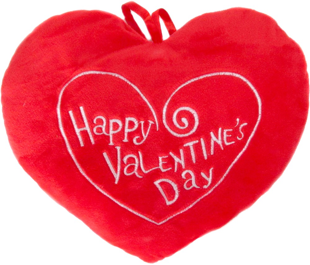 Poduszka serce Happy Valentine's Day - 37cm
