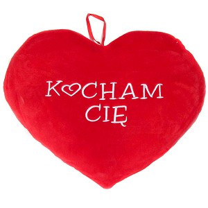 Poduszka Serce Kocham Cię - 48cm