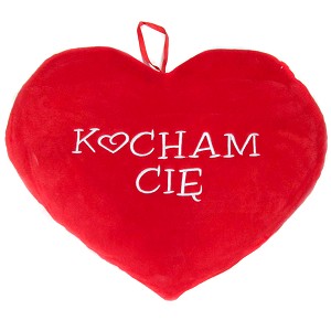 Poduszka Serce Kocham Ci - 48cm