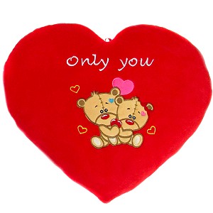 Poduszka serce miś Only You - 57cm