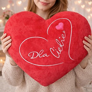 Poduszka Serce Gigant Dla Ciebie - 80cm