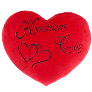 Poduszka serce Kocham Cię - 15cm