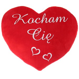 Poduszka serce Kocham Cię - 20cm