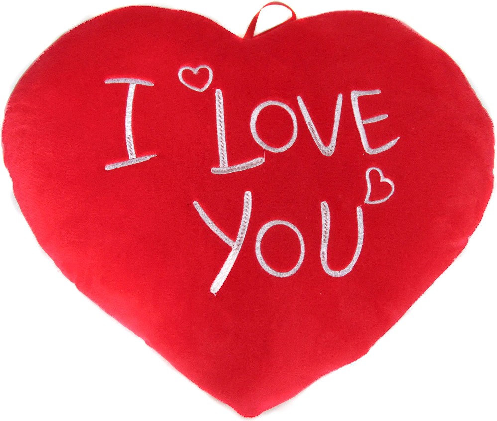 Poduszka serce I Love You - 57cm