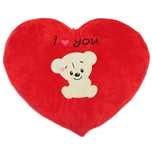 Poduszka serce gigant miś I Love You - 80cm Poduszka serce gigant miś I Love You - 80cm