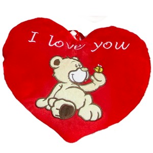 Poduszka Serce Love 4 Miś Słoń Kotek Piesek 4 wzory - 48cm