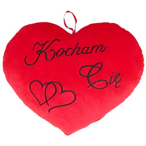 Poduszka Serce Kocham Cię - 30cm Poduszka Serce Kocham Cię - 30cm