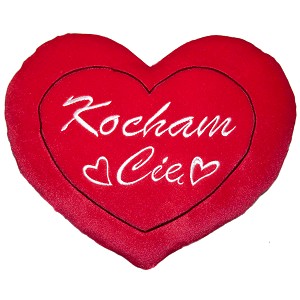 Poduszka Serce Kocham Cię - 25cm