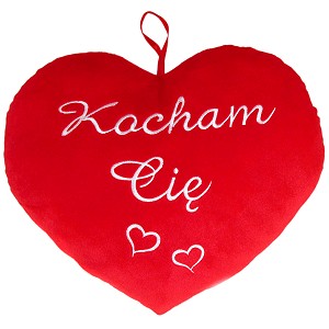 Poduszka Kocham Ci Serce - 15cm