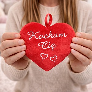 Poduszka Kocham Cię Serce - 15cm