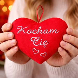 Poduszka Kocham Cię Serce - 20cm