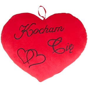 Poduszka Kocham Cię Serce - 20cm Poduszka Kocham Cię Serce - 20cm