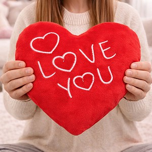 Poduszka I Love You Serce - 30cm