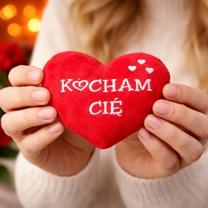 Poduszka Kocham Cię Serce - 15cm