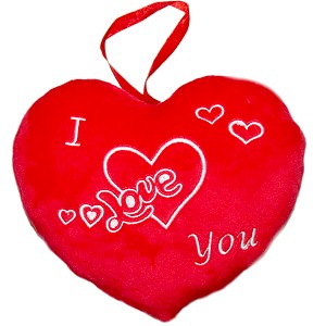 Poduszka I Love You Serce - 15cm