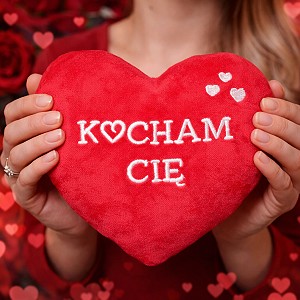 Poduszka Kocham Cię Serce - 20cm