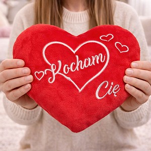 Poduszka Kocham Cię Serce - 20cm