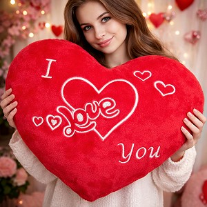 Poduszka Serce Gigant I Love You - 80cm