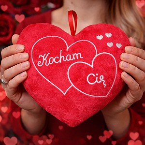 Poduszka Kocham Cię Serce - 20cm