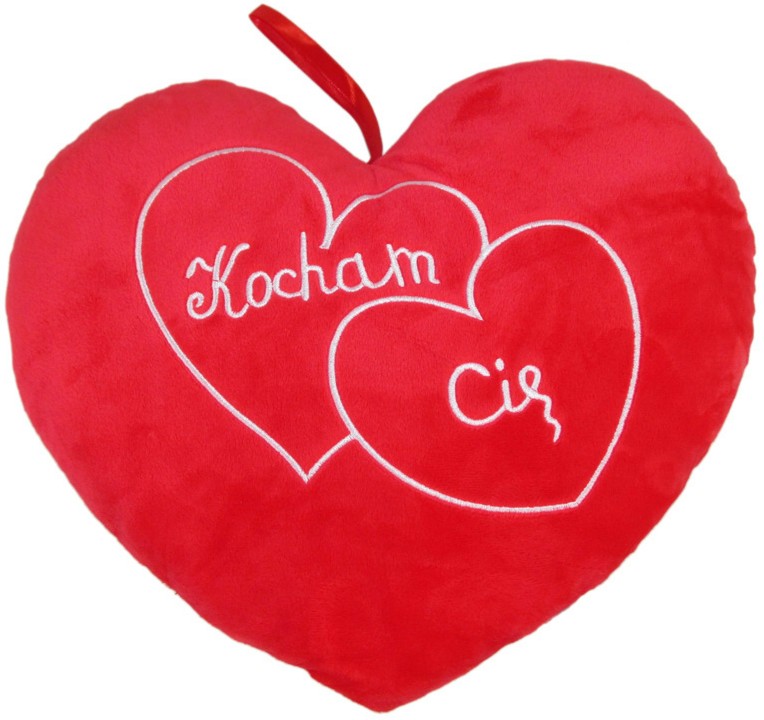 Poduszka Kocham Cię Serce - 25cm