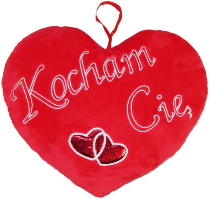 Poduszka Kocham Cię Serce - 48cm
