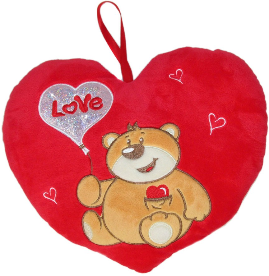 Poduszka Miś Love Serce Gigant - 80cm