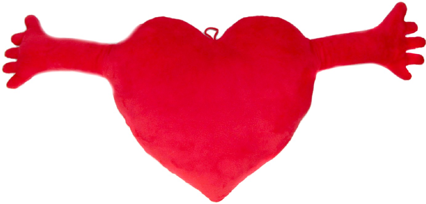 Poduszka Serce Przytul Się! - 37cm