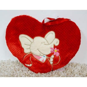 Poduszka Słonik Love Czerwone Serce - 29cm Poduszka Słonik Love Czerwone Serce - 29cm
