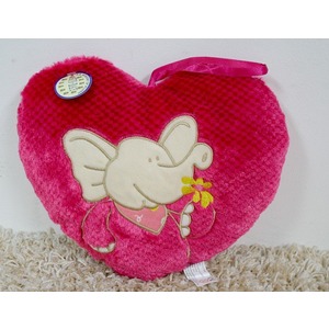 Poduszka Słonik Love Różowe Serce - 29cm Poduszka Słonik Love Różowe Serce - 29cm