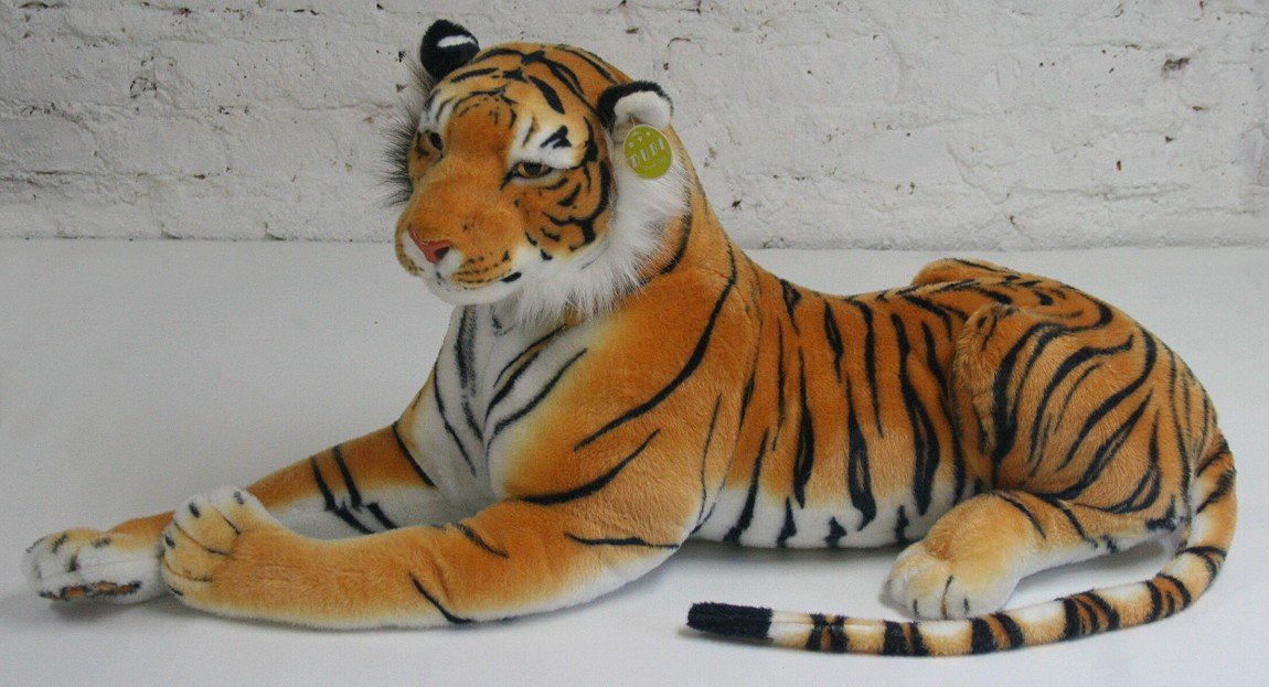 Tygrys Leżący Brązowy - 125cm