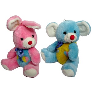 Królik 2 kolory Zajączek - 27cm
