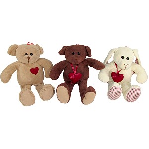 Zwierzęta Mix Miś Królik Zajączek - 23cm