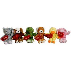 Zwierzęta Mix Love 6 wzorów - 30cm