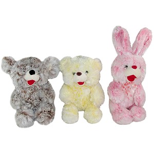 Zwierzęta Mix Myszka Miś Królik Zajączek - 30cm