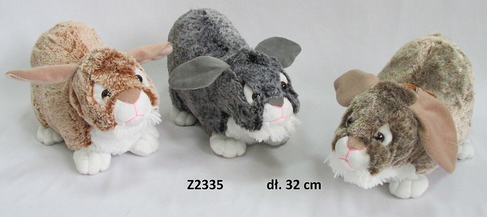 Zajączek Królik 3 kolory - 32cm