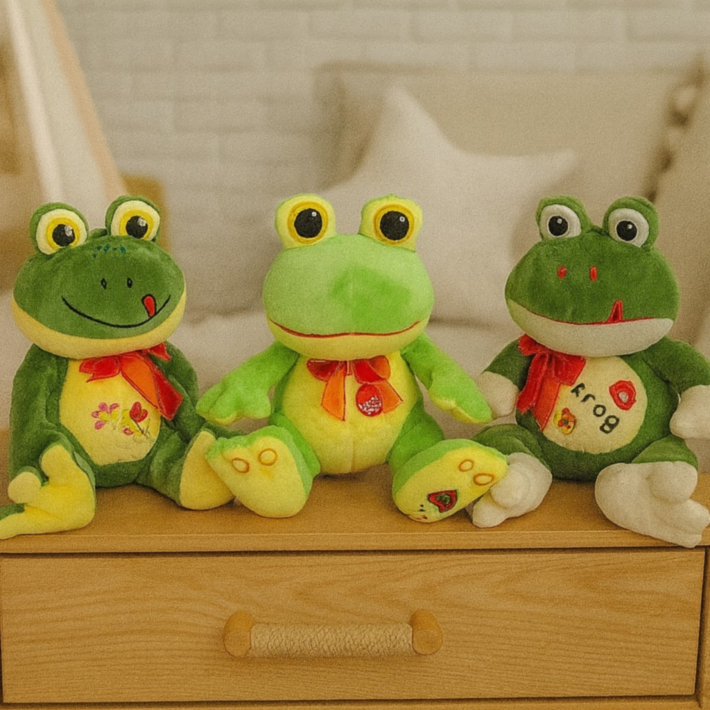 Duża Żaba Frog 3 kolory Żabka (Głos) - 20cm