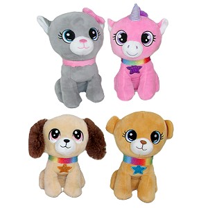 Zwierzęta Mix Kotek Jednorożec Pieseki Miś - 20cm