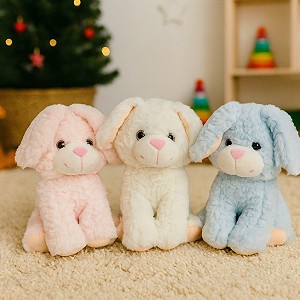 Królik 3 kolory Zajączek - 20cm